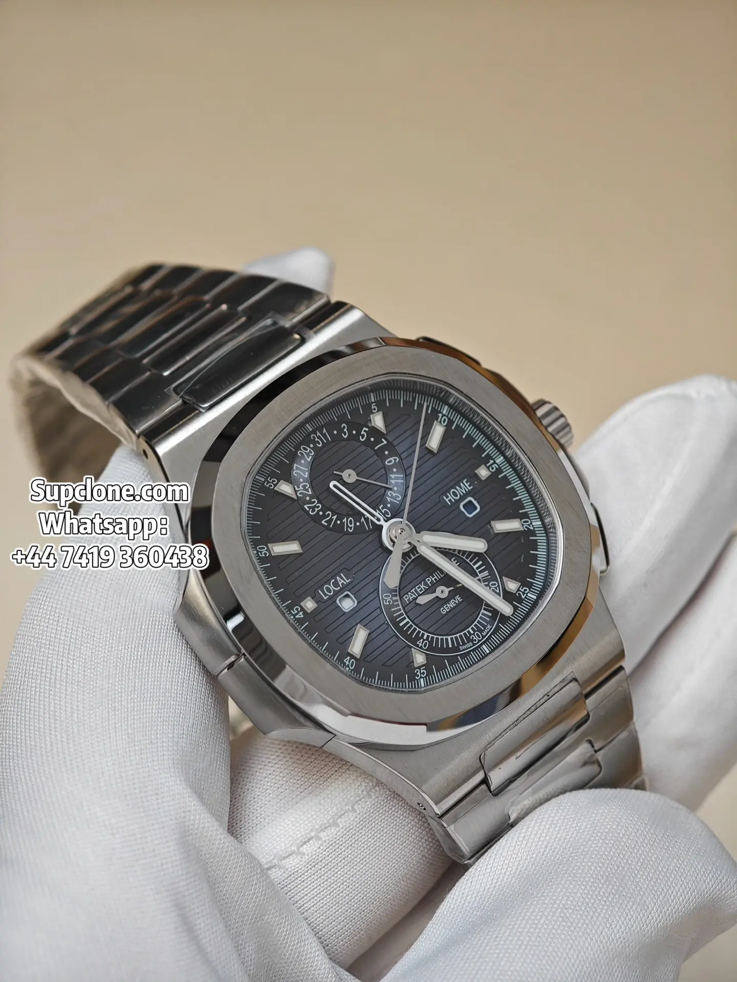 Patek Philippe Super Clone Watches Nautilus 5990/1A-011 Blue Dial Chronograph