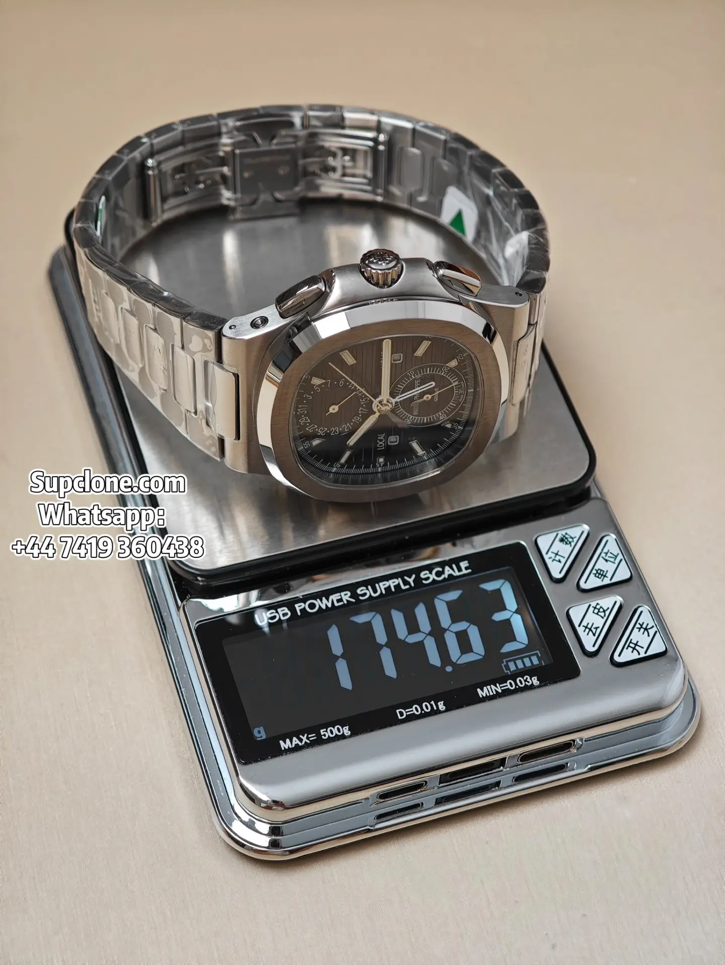 Patek Philippe Super Clone Watches Nautilus 5990/1A-011 Blue Dial Chronograph