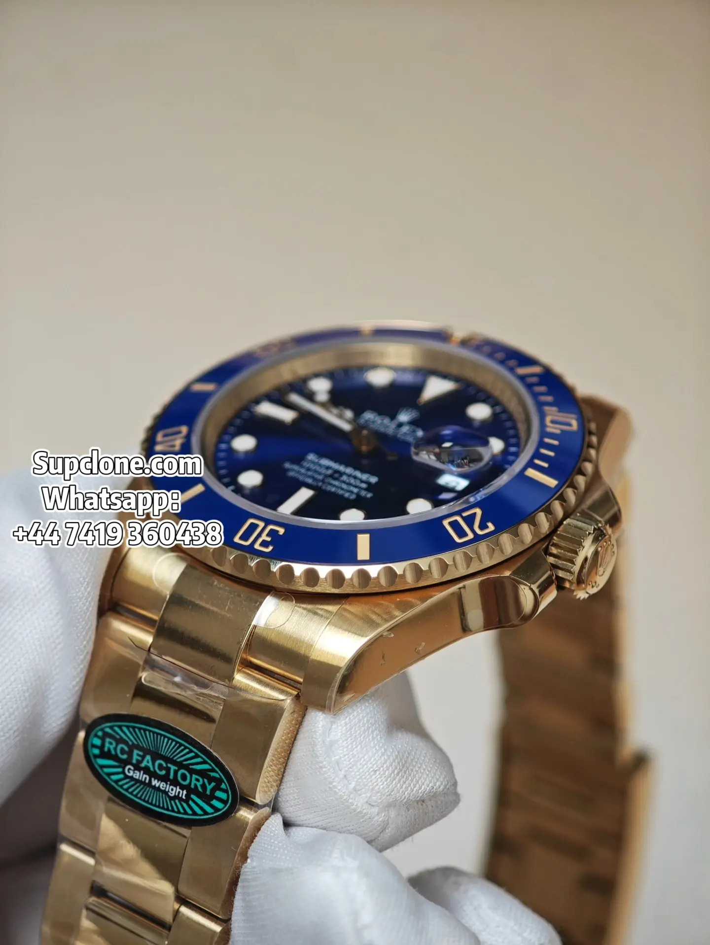 Rolex Super Clone Watches 18K Gold Blue Dial Submariner 126618LB 3235 Movement (10) Rolex Super Clone Watches 18K Gold Blue Dial Submariner 126618LB 3235 Movement