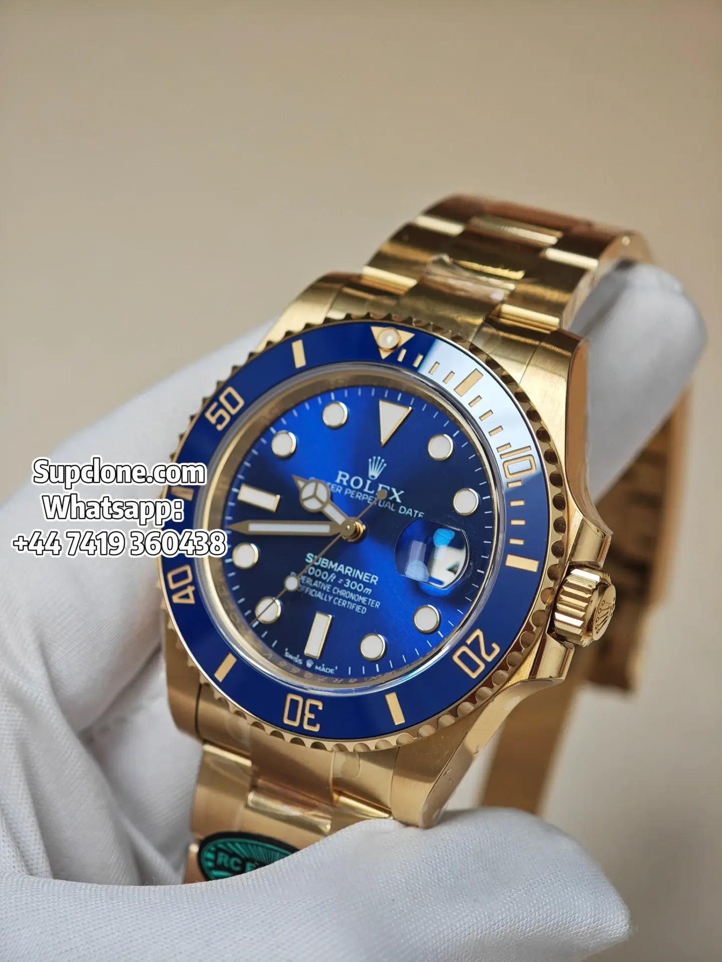 Rolex Super Clone Watches 18K Gold Blue Dial Submariner 126618LB 3235 Movement (11) Rolex Super Clone Watches 18K Gold Blue Dial Submariner 126618LB 3235 Movement