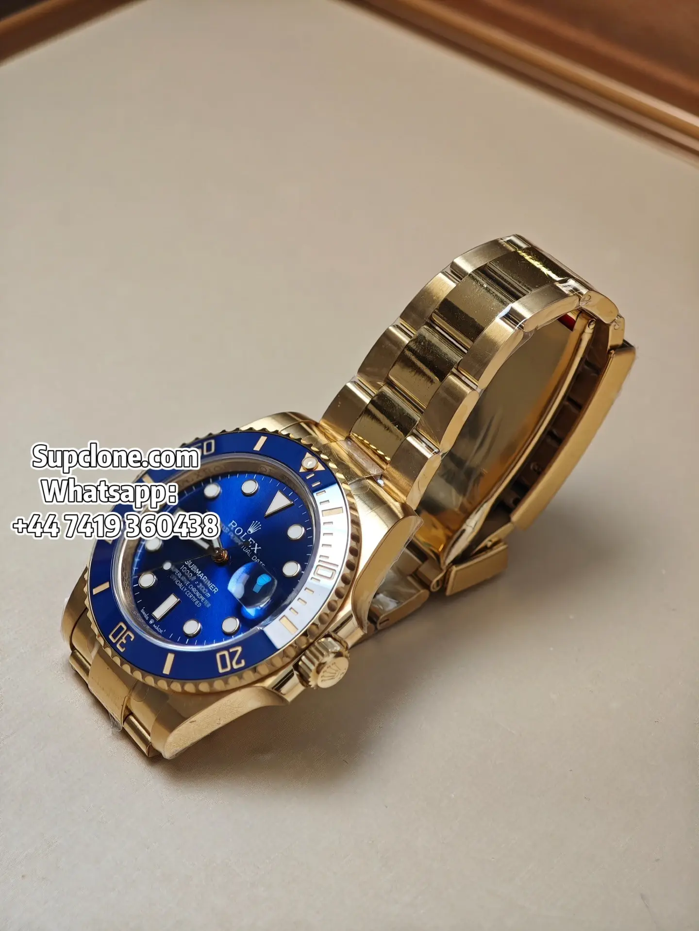 Rolex Super Clone Watches 18K Gold Blue Dial Submariner 126618LB 3235 Movement (15) Rolex Super Clone Watches 18K Gold Blue Dial Submariner 126618LB 3235 Movement
