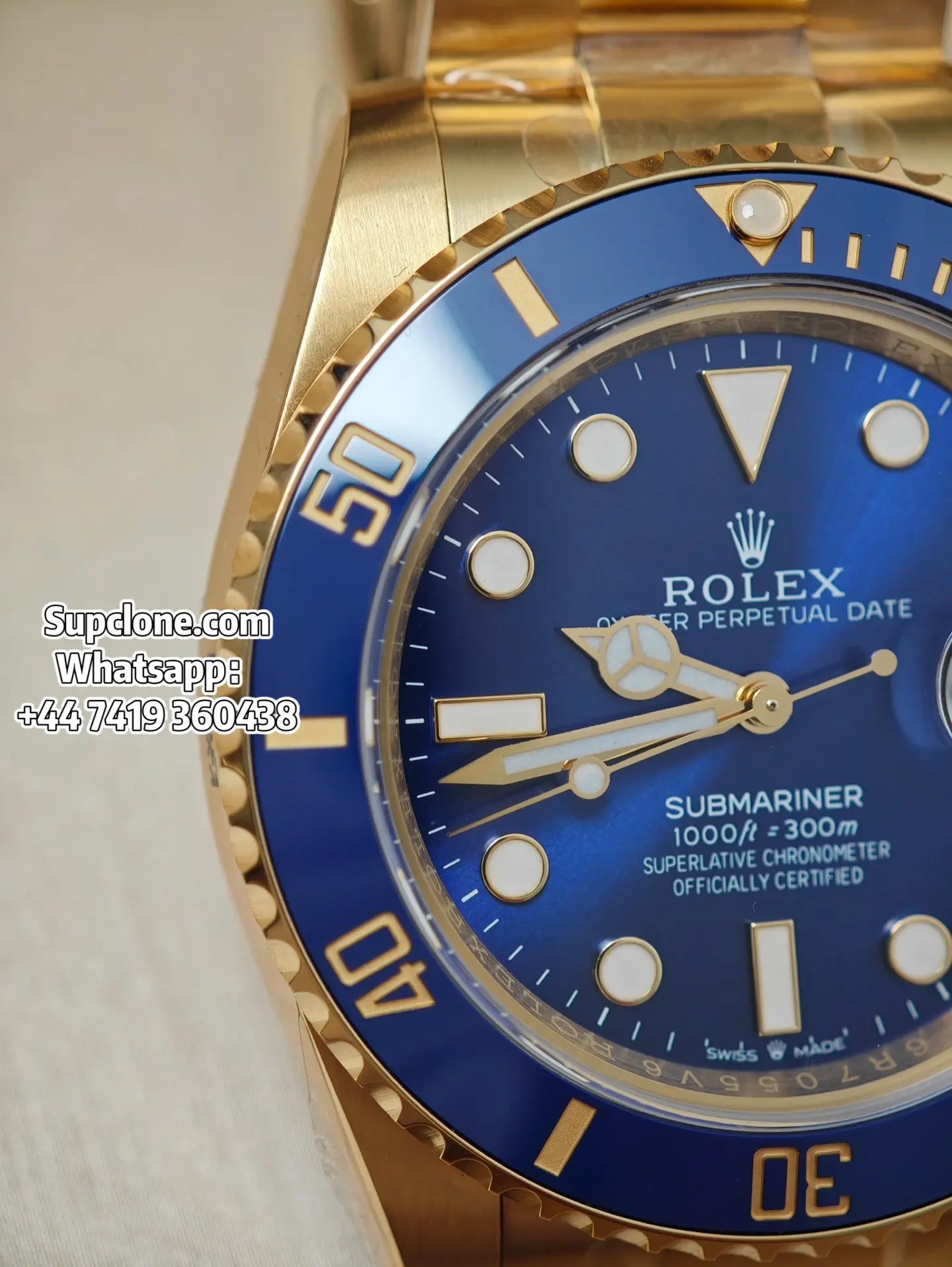 Rolex Super Clone Watches 18K Gold Blue Dial Submariner 126618LB 3235 Movement (16) Rolex Super Clone Watches 18K Gold Blue Dial Submariner 126618LB 3235 Movement