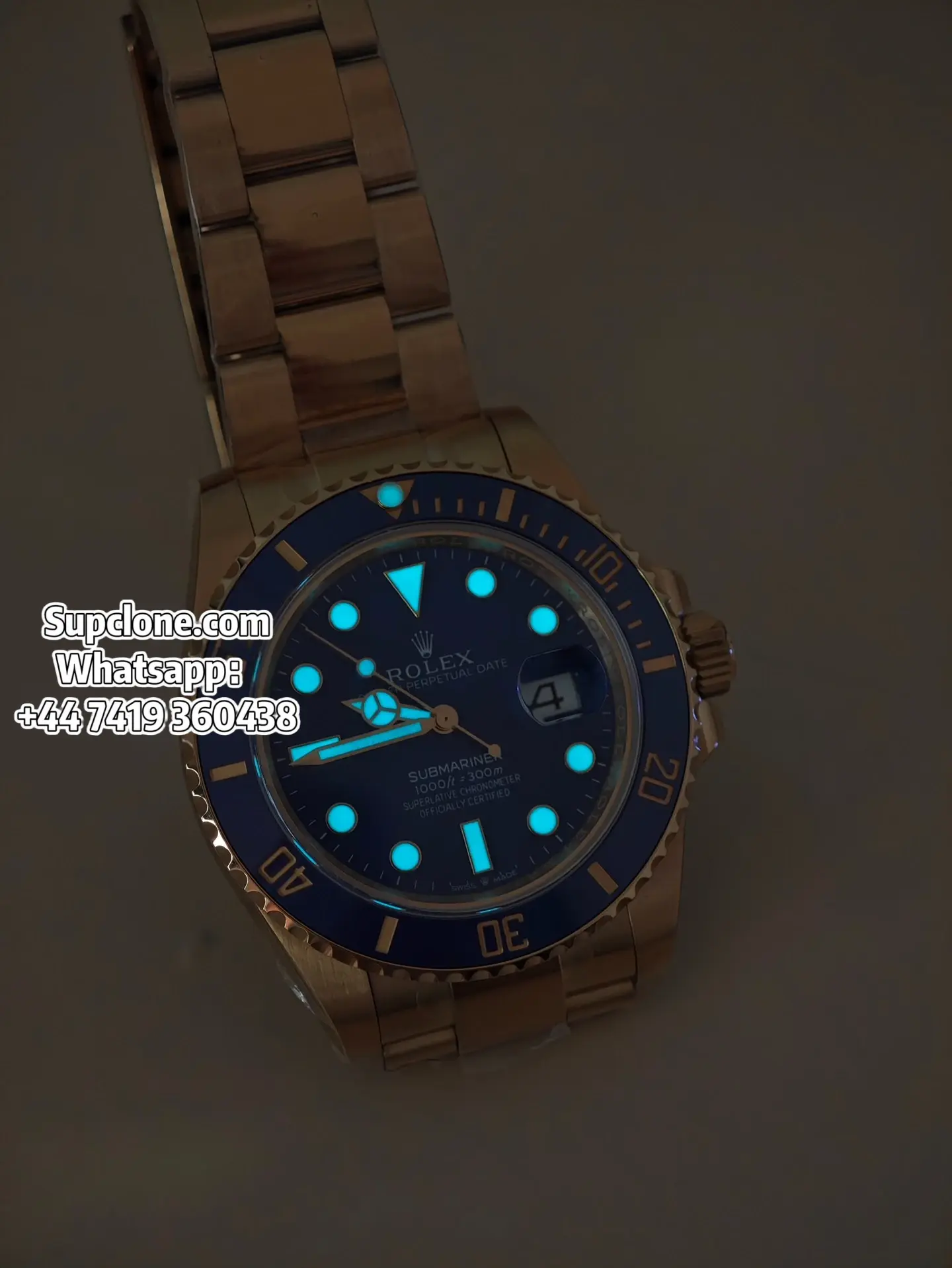 Rolex Super Clone Watches 18K Gold Blue Dial Submariner 126618LB 3235 Movement (18) Rolex Super Clone Watches 18K Gold Blue Dial Submariner 126618LB 3235 Movement