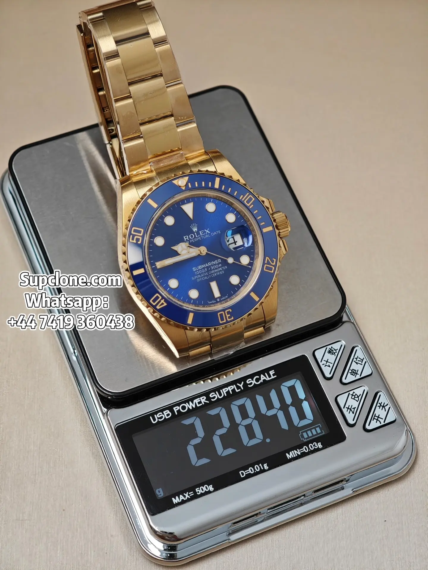 Rolex Super Clone Watches 18K Gold Blue Dial Submariner 126618LB 3235 Movement (19) Rolex Super Clone Watches 18K Gold Blue Dial Submariner 126618LB 3235 Movement