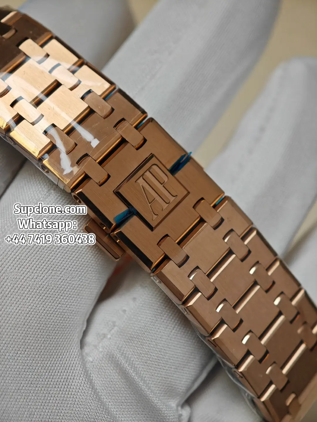 Audemars Piguet Super Clone Watches Royal Oak 41 15510OR Rose Gold Blue Dial