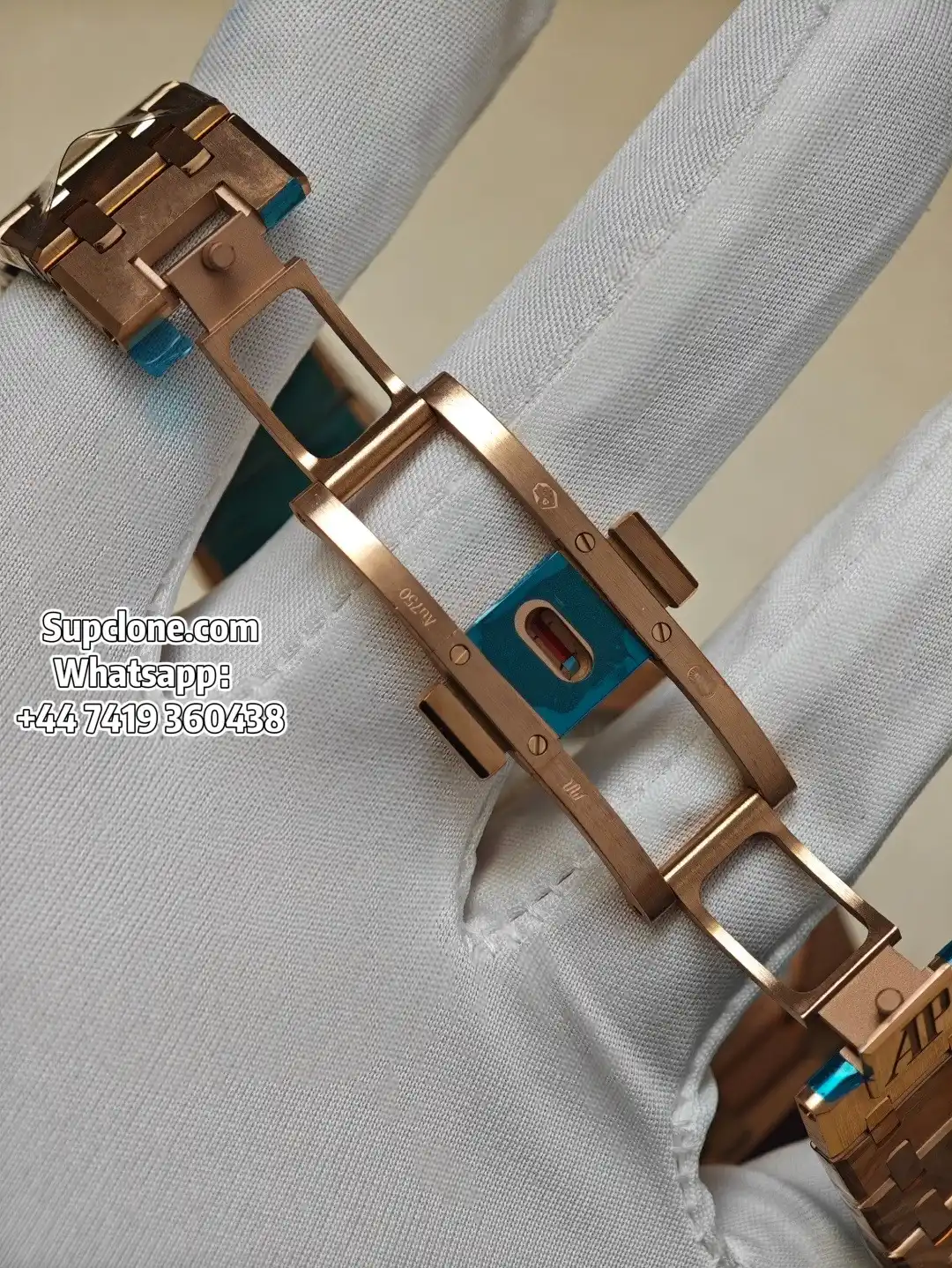 Audemars Piguet Super Clone Watches Royal Oak 41 15510OR Rose Gold Blue Dial