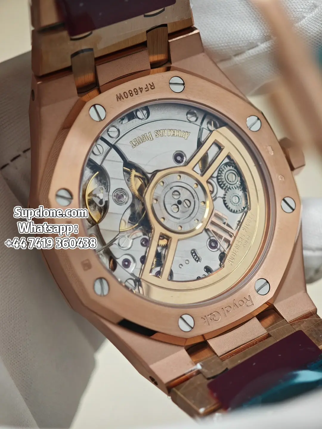 Audemars Piguet Super Clone Watches Royal Oak 41 15510OR Rose Gold Blue Dial