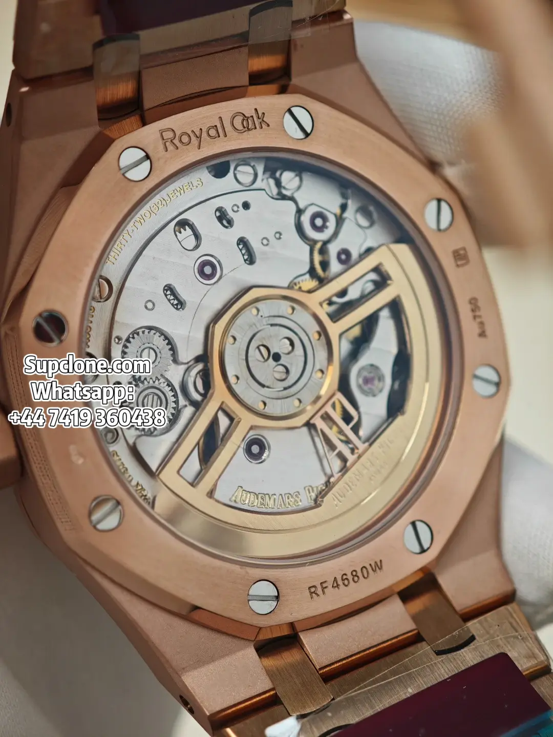 Audemars Piguet Super Clone Watches Royal Oak 41 15510OR Rose Gold Blue Dial