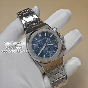 Audemars Piguet Super Clone Watches Royal Oak Chronograph 41 26240ST Blue Dial
