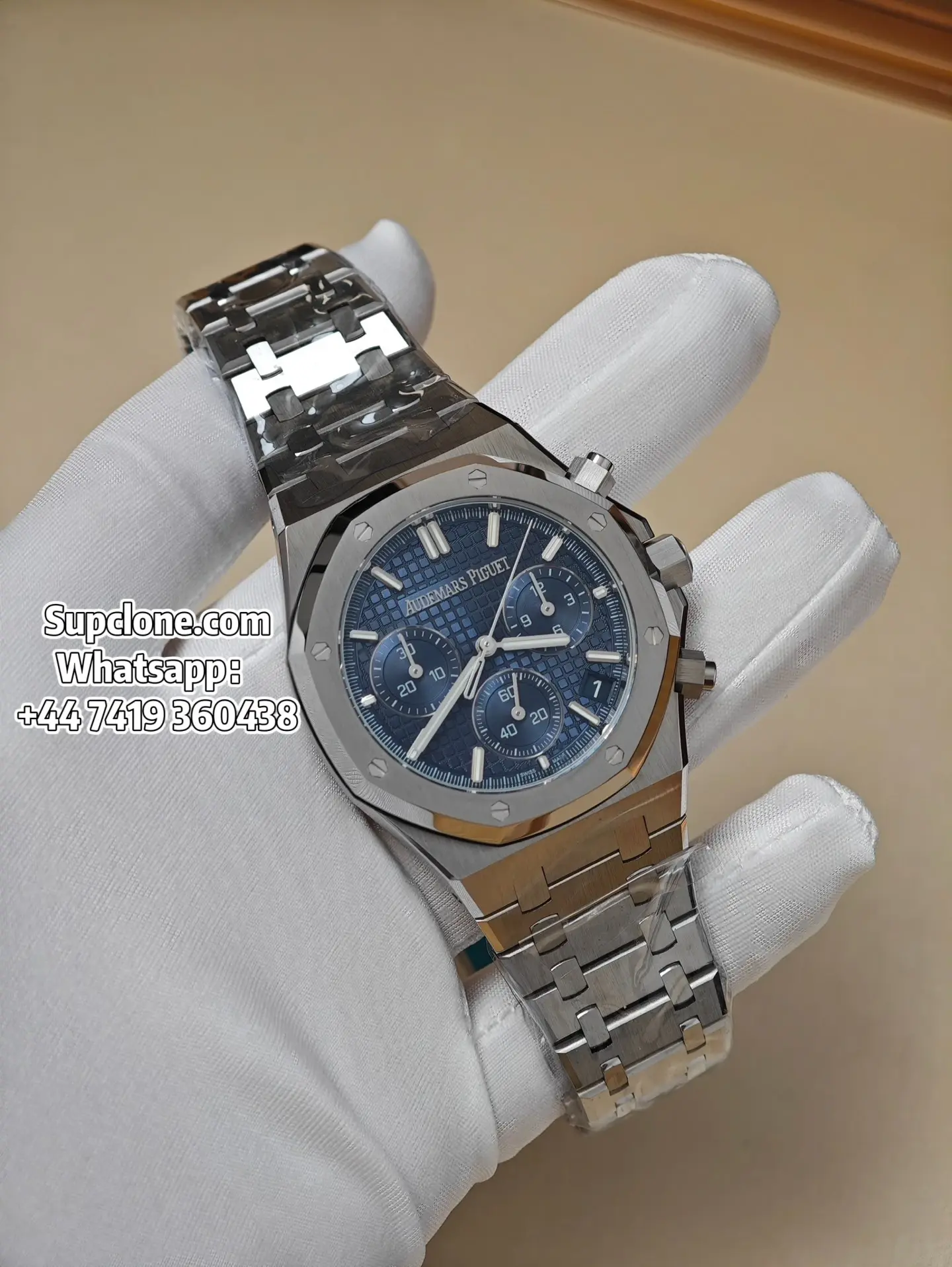 Audemars Piguet Super Clone Watches Royal Oak Chronograph 41 26240ST Blue Dial (1) Audemars Piguet Super Clone Watches Royal Oak Chronograph 41 26240ST Blue Dial