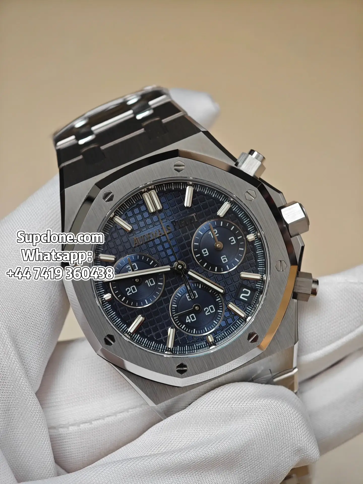 Audemars Piguet Super Clone Watches Royal Oak Chronograph 41 26240ST Blue Dial (17) Audemars Piguet Super Clone Watches Royal Oak Chronograph 41 26240ST Blue Dial