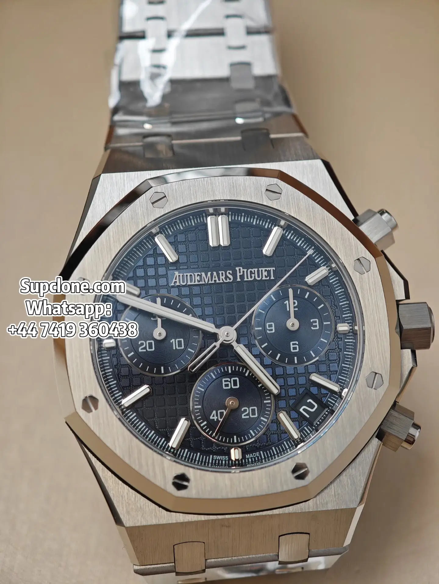 Audemars Piguet Super Clone Watches Royal Oak Chronograph 41 26240ST Blue Dial (18) Audemars Piguet Super Clone Watches Royal Oak Chronograph 41 26240ST Blue Dial