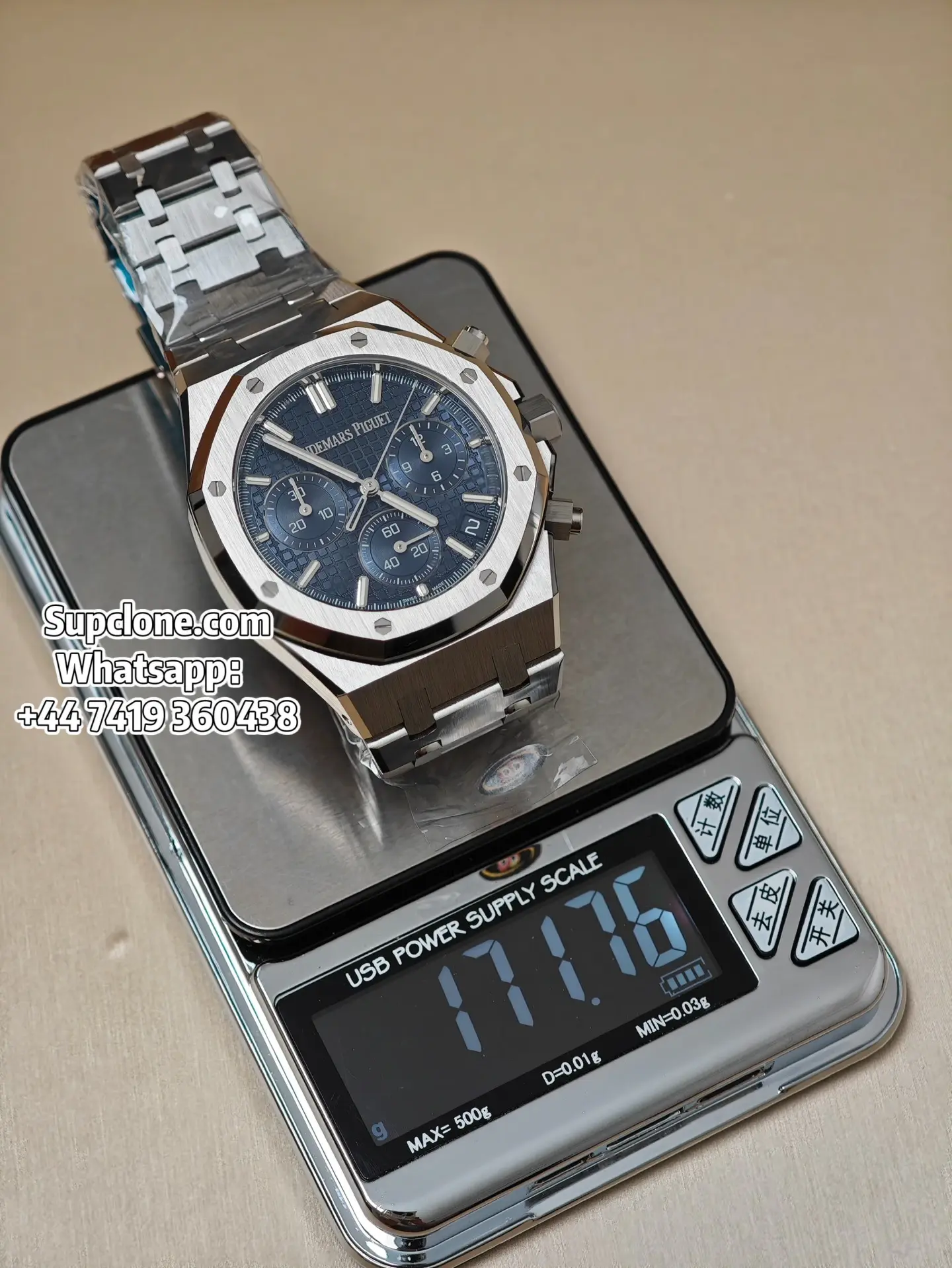 Audemars Piguet Super Clone Watches Royal Oak Chronograph 41 26240ST Blue Dial (22) Audemars Piguet Super Clone Watches Royal Oak Chronograph 41 26240ST Blue Dial